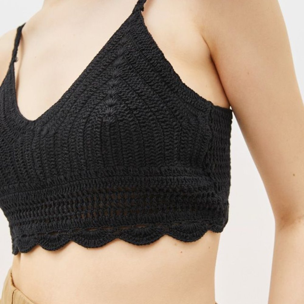 Crochet crop cami